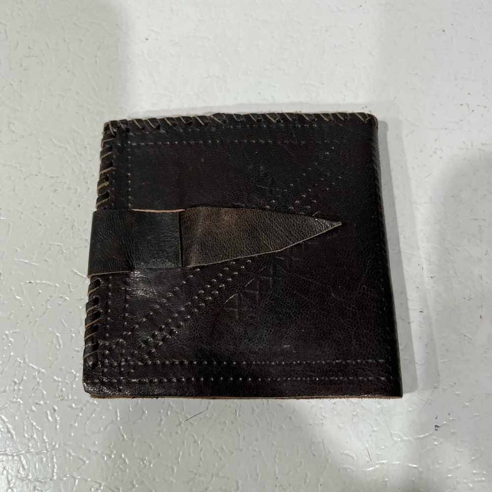 Authentic handmade leather wallet